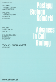 Postępy biologii komórki, Tom 31 nr 2, 2004