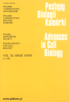 Postępy biologii komórki, Tom 32 nr 1, 2005