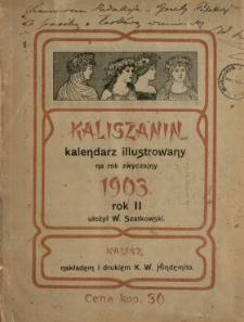 Kaliszanin : kalendarz illustrowany na rok 1903
