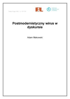 Postmodernistyczny wirus w dyskursie