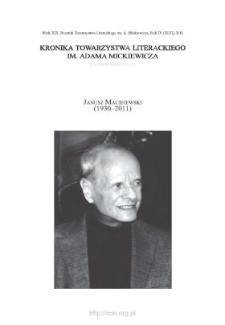 Janusz Maciejewski (1930-2011)