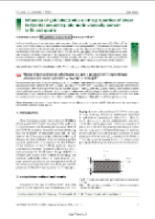 Influence of gold electrodes on the properties of shear horizontal acoustic plate mode viscosity sensor in BT-cut quartz / Waldemar Soluch, Magdalena Łysakowska, Tadeusz Wr&oacute;bel.