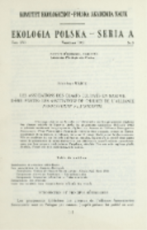 Les associations des champs culttiv&eacute;s en Masovie. P. 2, Les associations de chaumes de ľalliance Nanocyperion flavescentis