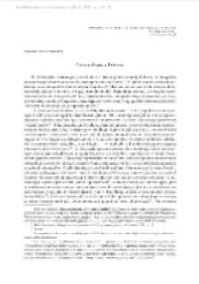 Antropologia a historia