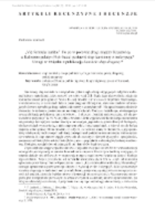 &bdquo;Vie formula iustitie&rdquo;. Po co w połowie drogi między Kruszwicą a Kaliszem palatyn Piotr kazał postawić słup kamienny z inskrypcją? Uwagi w związku z publikacją Koniński słup drogowy : [recenzja]