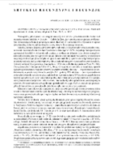 I monasteri femminili a Roma tra XVI e XVII secolo, Studi deldipartimento di storia, culture, religioni 9, Alessia Lirosi, Roma 2012 : [recenzja]