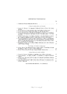 Pamiętnik Literacki, Z. 3 (2000), Contents of the fascicle