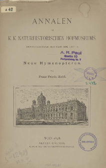 Neue Hymenopteren