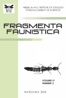 Fragmenta Faunistica vol. 61 no. 2 (2018) - contents