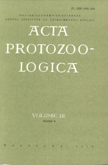 Acta Protozoologica, Vol. 18, Nr 4