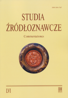 Nowe badania nad życiem i tw&oacute;rczością Jana Długosza : osiągnięcia i potrzeby