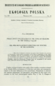 Productivity investigation of two types of meadows in the Vistula valley. 13, Some regularities in structure and function of the ecosystem