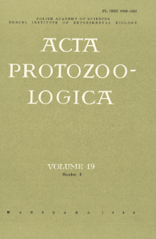 Acta Protozoologica, Vol. 19, Nr 3