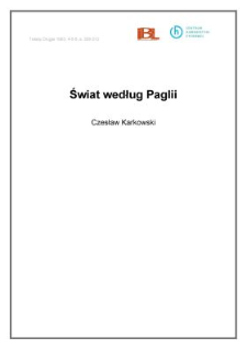 Świat według Paglii