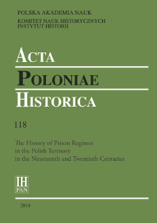 Territorialisation and Incarceration : the Nexus between Solitary Confinement, Religious Praxis and Imperial Rule in Nineteenth-Century Poland and Lithuania