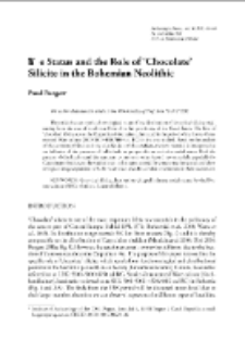 The Status and the Role of &lsquo;Chocolate&rsquo; Silicite in the Bohemian Neolithic