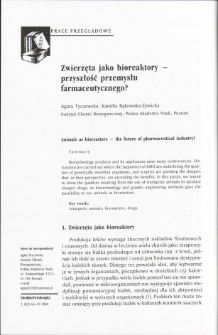 Animals as bioreactors - the future of pharmaceutical industry?