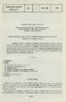 Some trophic relations in the benthos of shallow parts of Marion Lake