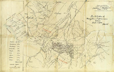 Mapa poglądowa kopalń i szyb&oacute;w naftowych Borysław - Tustanowice skala : 1:20 000
