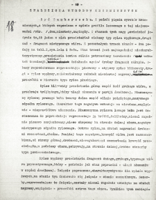 Znaleziska wyrob&oacute;w krzemiennych : maszynopis