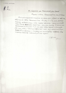 Szopowo. powiat Zamość : notatka z 1931 roku