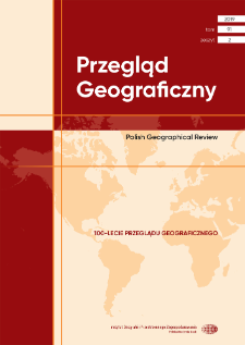 Przegląd Geograficzny T. 91 z. 2 (2019), Spis treści