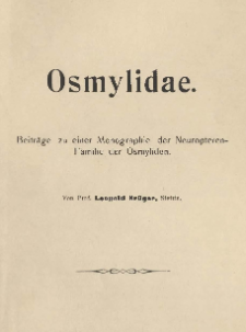 Osmylidae: Beitr&auml;ge zu einer Monographie der Neuropteren-Familie der Osmyliden. [2]