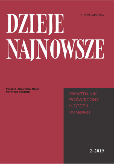 Sprawozdanie z konferencji naukowej &bdquo;Fundamenty Niepodległej : Sejm Ustawodawczy (1919&ndash;1922)&rdquo;, Warszawa, 8 II 2019 r.