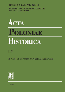 Acta Poloniae Historica T. 119 (2019), Reviews