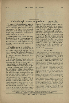 Kalendarzyk zajęć w pasiece i ogrodzie [luty]