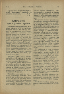 Kalendarzyk zajęć w pasiece i ogrodzie [marzec]