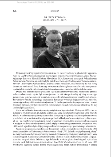 Dr Jerzy Pyrgała (10.08.1931 &ndash; 7.11.2017)
