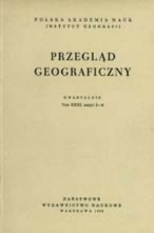 Przegląd Geograficzny T. 31 z. 3-4 (1959)