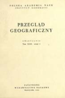 Przegląd Geograficzny T. 32 z. 4 (1960)