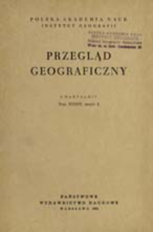Przegląd Geograficzny T. 34 z. 2 (1962)