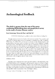 The whole is greater than the sum of the parts: combining fieldwalking data and geophysical survey in the study of minor Roman centres
