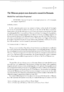 The Tibiscum project ̶ non-destructive research in Romania