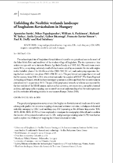 Unfolding the Neolithic wetlands landscape of Szeghalom-Kov&aacute;cshalom in Hungary