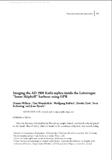 Imaging the AD 1500 Katla tephra inside the Leiruvogur “Inner Skiphóll” harbour using GPR
