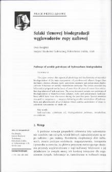 Pathways of aerobic petroleum oil hydrocarbons biodegradation
