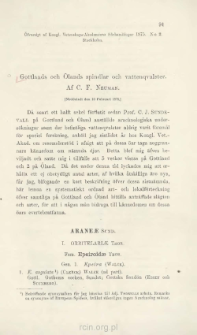 Gottlands och Olands spindlar och vattenqvalster