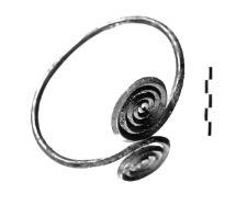 armlet with two spiral discs (Dratów) - metallographic analysis