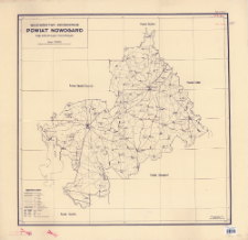 Wojew&oacute;dztwo szczecińskie, powiat Nowogard : mapa administracyjna i komunikacyjna : skala 1:100.000