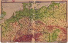 Deuschland, Bodengestalt : Ma&szlig;stab 1:4 000 000
