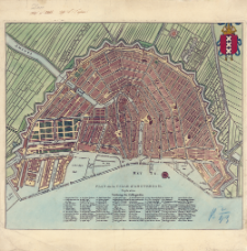 Plan de la ville d'Amsterdam