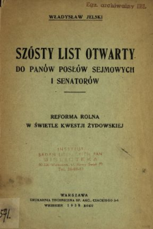 Stanowisko Lelewela wobec dziejów i spraw Żydów polskich