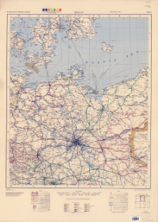 Railroad map of Germany 1:750,000. Sheet 2, Berlin