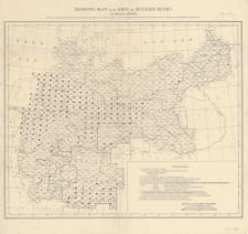Übersichts-Blatt zu der Karte des Deutschen Reiches im maßstabe 1:100 000