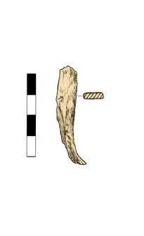 Artifact (nail?), fragment
