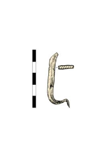 Artifact (staple?), fragment